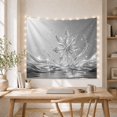 thumbnail image 5 of Highly Rendering Crystalline with Cannabis Leaf Appears Made, Mystical Fantasy for Space Lovers, Galaxy Room Decor, Mother'S Day Gift, Tapestry Wall Hanging for Bedroom and Dorm, 5 of 7