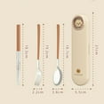 thumbnail image 5 of Stainless Steel Spoon Fork Chopsticks Set (3Pcs) - with Storage Box, Food Grade, Dishwasher Safe, Travel Picnic Kitchen Utensil Cutlery Kit, 5 of 7