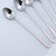 thumbnail image 5 of Cucharas de acero inoxidable, cubiertos creativos con mango largo, cuchara para agitar café, postre, café, leche en polvo, hielo, 10 Uds., 5 of 5