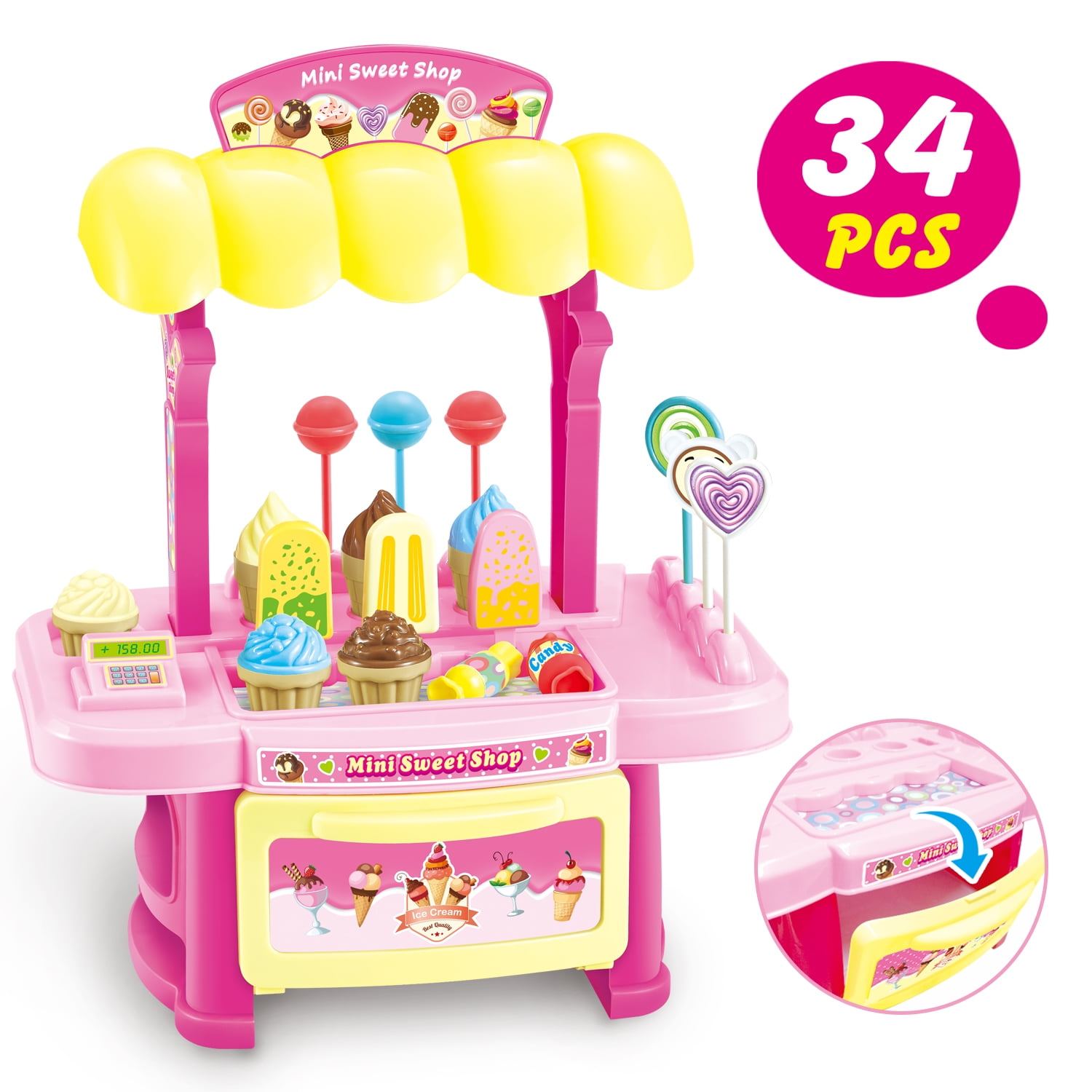 toddler ice cream cart
