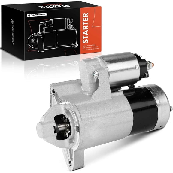 A-Premium Starter Motor Compatible with Jeep Wrangler 2004-2006, Liberty 2004-2005, TJ 2005-2006, 2.4L, 12V 1.2KW 10-Teeth Clockwise, Replace# M000T91981, M000T91981ZC