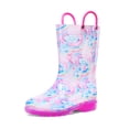 thumbnail image 2 of Bocca Kids Colorful halo Rain Boots for Toddler Girls Sizes 12, 2 of 5