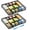 Black-2P, variant on Expandable-Green Expandable Desk Drawer Organizer Mesh Tray for Office Supplies, Makeup and Vanity