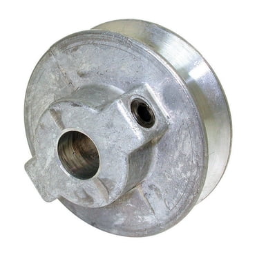 Congress 4" OD V-Belt Pulley - 3/8" Fixed Bore, Single Groove (CA0400X037)
