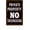 Warning Sign 5, variant on No Trespassing Sign, Private Property Yard Sign with Stakes - 8"x12" Safety Warning Sign for House Yard Home Outdoor Lawn