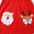 thumbnail image 5 of XEGLSBU Girls Christmas Dresses Size 10-12 Winter Girls Dress with Reindeer Pattern Round Neck Cute Tutu Party Gown for Holiday Festive Girls Christmas Dresses Red-A Size 6-7 Years, 5 of 6
