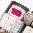 thumbnail image 4 of Bolsa octágono portátil con lentejuelas, bolsa de maquillaje de moda, bolsa de almacenamiento portátil de viaje, bolsa de almacenamiento de cosméticos, 4 of 5