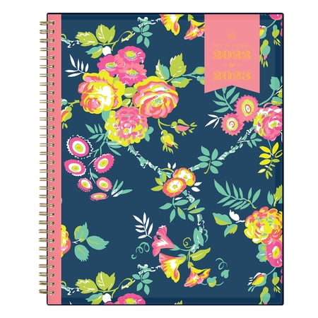 UPC: 0699931905685 | Day Designer for Blue Sky 2022-2023 Academic Year Weekly and Monthly Planner  8.5  x 11   Flexible Cover  Wirebound  Peyton Navy (107924-A23)