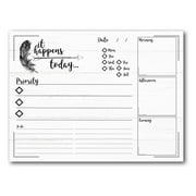 Ready2HangArt Methods It Happens Today Dry Erase Daily Planner on ArtPlexi