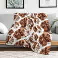 thumbnail image 5 of Brittany Spaniel Dog Super Soft Blanket Flannel Throw Blanket Flannel Microfiber Blankets for Couch Bed Sofa Fluffy and Warm 50"x60", 5 of 9