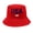 Red, variant on Red American Flag Bucket Hat for Men Women 250th Anniversary USA Patriotic Fisherman Cap 4th of July Hat for Independence Day