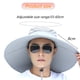 thumbnail image 2 of Sombrero para el sol Sombrero de pescador para exteriores para hombre Sombrero para el sol Sombrero de pesca de verano para hombre Sombrero protector solar con protección UV, 2 of 5