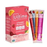 Ultima Replenisher, Electrolyte Drink Mix Packets, Sugar Free Daily Hydration Powder, Summer Splash Variety Pack, 8 Count Stickpacks