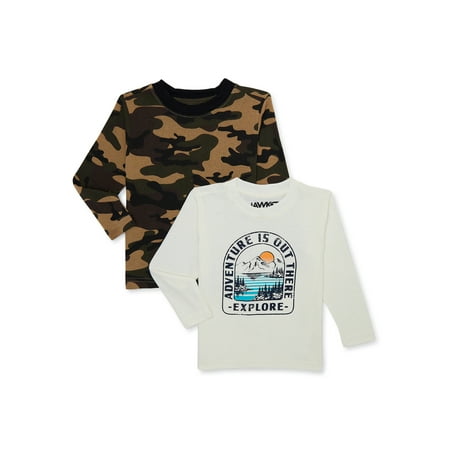 

Tony Hawk Toddler Boy Long Sleeve Graphic T-Shirts 2PK Sizes 2T-4T