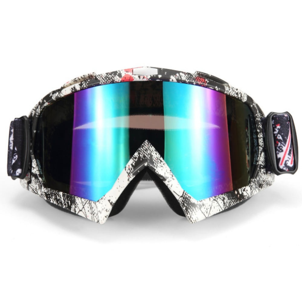 Fathers Day gift Colourful Lens Motocross Goggles Motorcycle Anti Fog UV ATV Off-Road Dirt Bike Goggles 