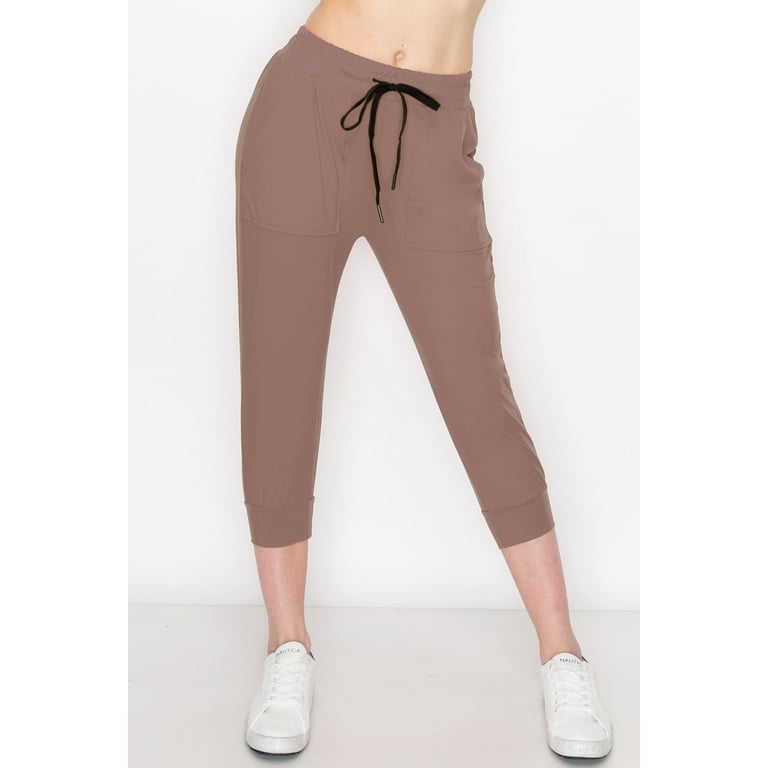 ALWAYS Women s Capri Jogger Lightweight Sweatpants with Pork Chop