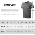 thumbnail image 6 of Men's 3 Pack Workout Shirts Dry Fit Moisture Wicking Short Sleeve Mesh Athletic T-Shirts Lightweight Athletic, 6 of 6