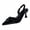 Exquisite Shoes - Black, variant on Pumps for Women Closed Toe Pointed Toe Kitten Heel Shoes Classic Cap Toe Detail Adjustable Slingback Strap Formal Office Wedding Wear