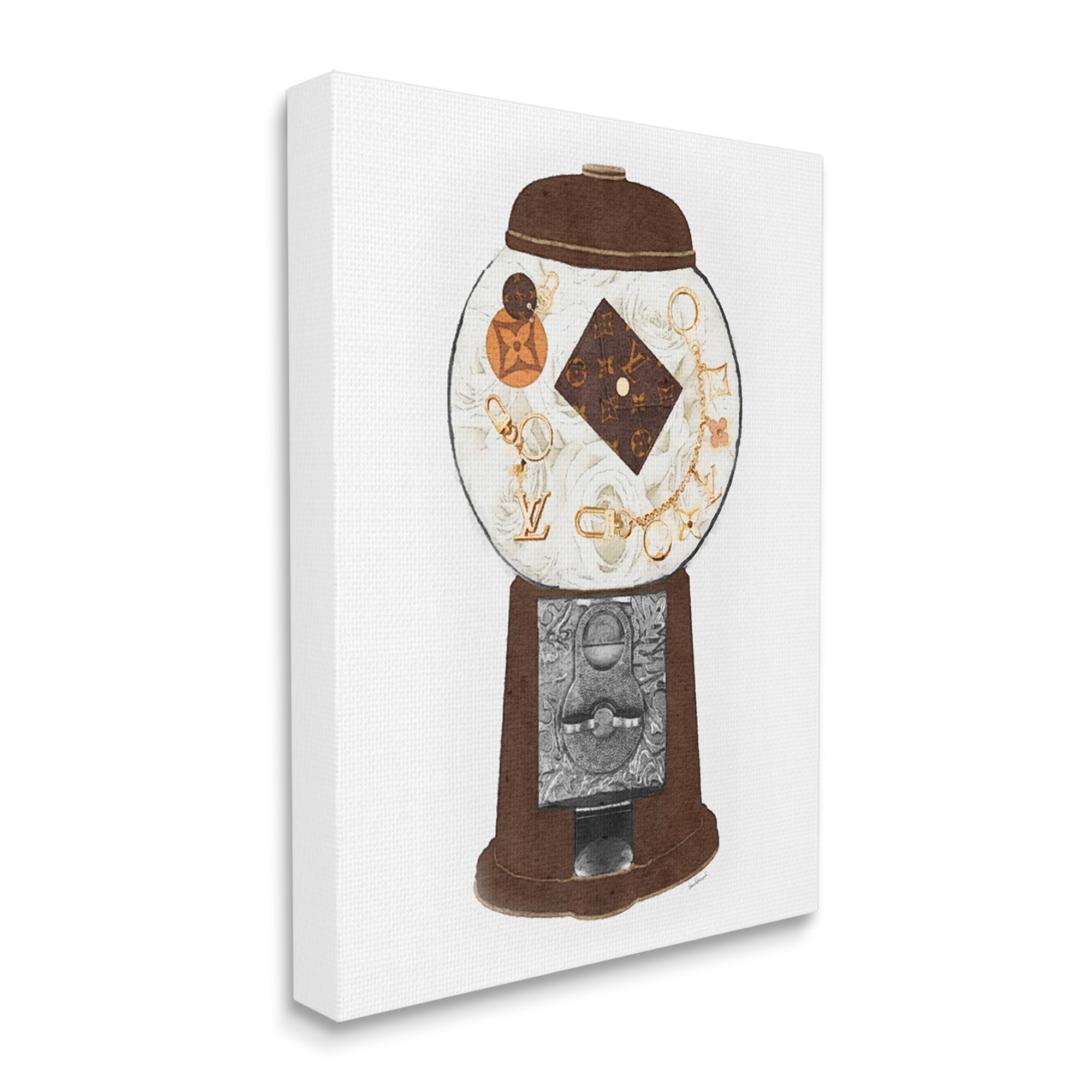 Stupell Vintage Candy Dispenser Glam Designer Fashion Accessories Canvas Wall Art, 24 x 30, Design by Amanda Greenwood