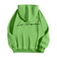 thumbnail image 5 of WILLBEST Sudadera con Capucha y Estampado De Letras para Hombre, Ideal para Uso Informal y Comodidad Diaria XXGrande, 5 of 5