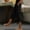 Black, variant on JUSLIO Capris for Women Linen Elastic, Waist with Pockets Casual Everyday Side Button Capris