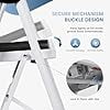Gianna Step Ladder, 4 Sturdy Step Stool with Anti-Slip Pedal & Comfortable Handrail, 330lbs Capacity, Portable Heavy Duty Step Stool for Kitchen, Garage & Outdoor Use, Black