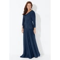 thumbnail image 3 of Catherines Women's Plus Size Glimmer Jacket Dress, 3 of 4
