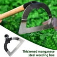thumbnail image 2 of Shovel-shaped Hollow Hoe Weeding Rake Labor-saving Steel Weeding Hoe U3B6 T1J5, 2 of 4