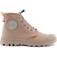 thumbnail image 2 of Palladium Pampa Hi Mono Metro Unisex Lace Up Canvas Ankle Boot In Pink Size 8, 2 of 6