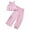 Pink, variant on TOOYOU Girls Summer Outfit Sets Toddler Sleeveless Prints Tops And Pants 2Pcs Outfits Clothing Set For Children Back To School Outfit Sets For Girls Size 2-3 Years Green