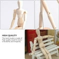 thumbnail image 4 of IFANLANDOR 2Pcs Cute Décor Light Brown Home Office Décor Flexible Human-shaped Figure, 4 of 4
