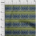 thumbnail image 1 of oneOone Polyester Lycra Fabric Geometric|Leaves & Floral Block Printed Fabric 1 Yard 56 Inch Wide, 1 of 4