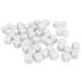 thumbnail image 1 of 50Pcs Blank White , 0.6 X 0.6 X 0.6In DIY  Cubes Set, Education And Fun, Grip Comfort, 16Mm Durable Portable Six Sided  For Board Games, DIY Sticker Math Teaching Party, 1 of 8
