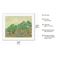 thumbnail image 2 of The Olive Orchard - Saint-Rémy-de-Provence France - From an Original Color Painting by Vincent Van Gogh c.1889 - Fine Art Rolled Canvas Print 16in x 20in, 2 of 4