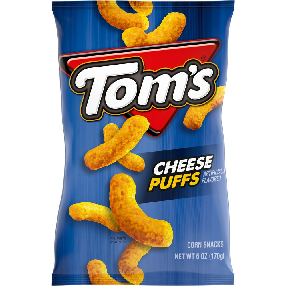 plush bag of cheese puffs