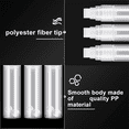 thumbnail image 4 of 10 Pack Paint Pens 15 mm White Empty Acrylic Permanent Marker Clear Acrylic Paint Marker Pens Refillable Marker Pen, 4 of 7