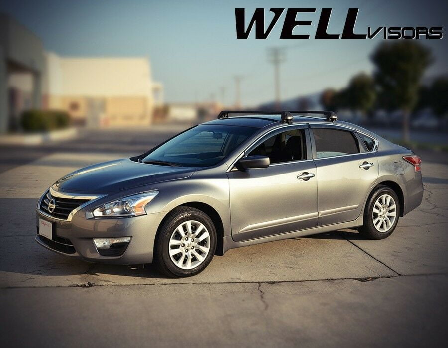 WellVisors Replacement for 2013Present Nissan Altima ClipON Chrome