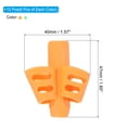 thumbnail image 2 of Uxcell 12 Pcs 2 Fingers Handwriting Pencil Grippers, Green, Orange, 2 of 6
