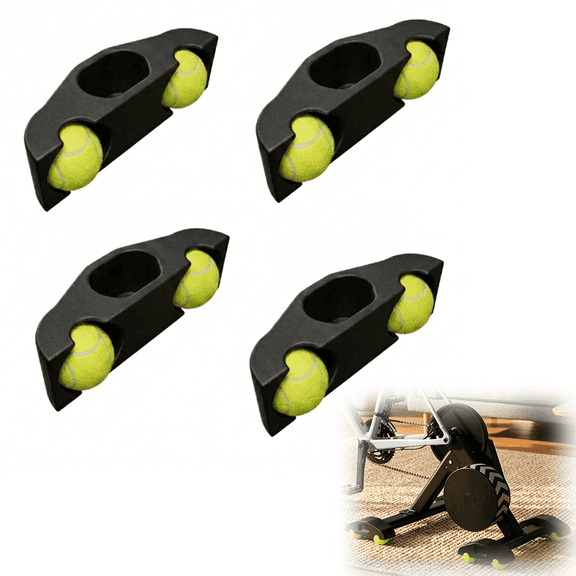 Rocker Plate Feet for Wahoo Kickr Core V2, Shock Absorption Trainer Feet, Indoor Bike Trainer Stability Upgrade Realistic Ride Feel