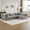 Light Gray, variant on Compression Mahjong Sofa,Convertible Floor Sofa Bed,DIY Boneless Modular Sectional Sofa,No Assembly Required,Circle Fleece Fabric,Oversized 4 Seater with 4 Pillows (Light Gray)