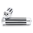 thumbnail image 3 of Krator Motorcycle Hand Grips 1 Inch Handlebar Bars Pair Compatible with Honda Valkyrie Rune 1500 1800, 3 of 5