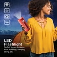 thumbnail image 6 of Supersonic Portable Bluetooth Speaker with LED Flashlight and Speakerphone, SC-2340BT (Red), SC-2340BT RED, 6 of 6