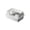 WH, variant on EGNMCR Stainless Steel Semi Enclosed Cats Litter Box Deep High Wall Oppose Scatter Odor Control Kitty Litter Pan Non Slide Base Foolproof Clean Designs Stainless steel cat litter b ox