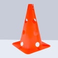 thumbnail image 1 of Hytrove 5 Pcs Marqueurs de Limite Orange pour Obstacle de Football 11.8 Po, 1 of 8