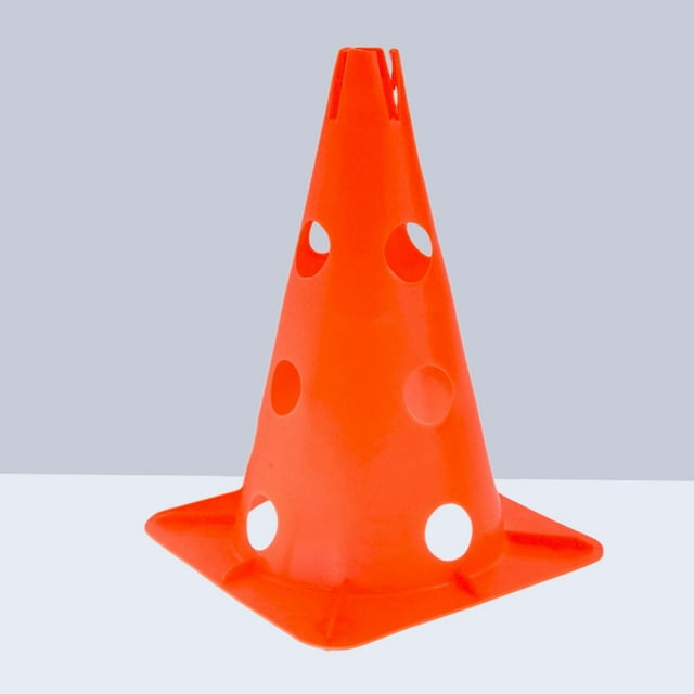 Hytrove 5Pcs Orange Boundary Markers for Football Obstacle 11.8in