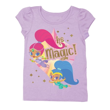 - Shimmer & Shine Short Sleeve Puff Tee (Toddler Girls)