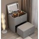 thumbnail image 1 of Cabinet Drawers Dresser Table Girl Modern Minimal Mirror Make Up Dressing Table Women Apartment Coiffeuse De Chambre Funiture My Lux Decor Round, 1 of 10