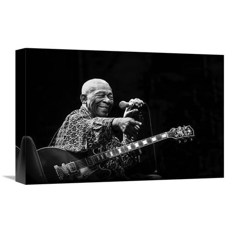 King Gallery - Global Gallery Alice Lorenzini 'B.B. King' Canvas Wall Art
