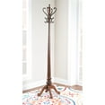 thumbnail image 3 of Powell Barrier Reef Wood and Metal Coat Rack in Warm Brown, 3 of 4