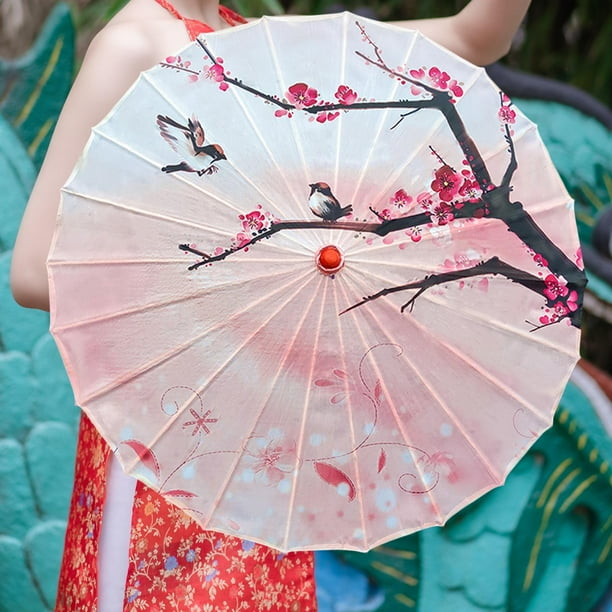 Parapluie Chinois En Papier Traditionnel Parasol Asiatique Pour Mariage, Photo, Cosplay - Diamètre 85cm